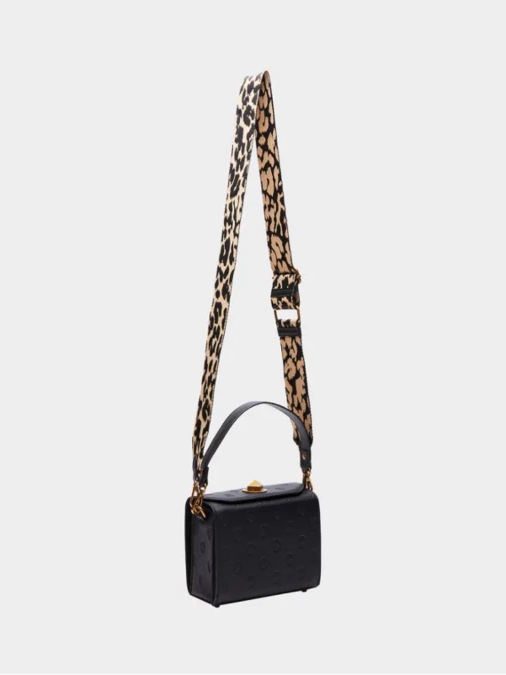Skullicious Box Bag in Black
